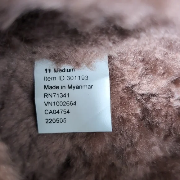 L.L. Bean Wicked Good Moccasins Moosehide Slipper Chocolate Brown Size 11.0 - Picture 9 of 14